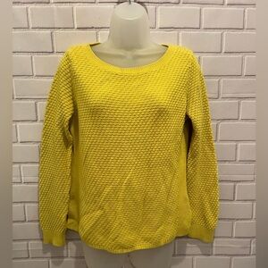 Lands End women yellow sweater/ size SP